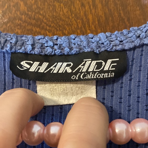 Vintage 2 piece set 😍 Sharade floral midi dress with blue cover up 😍😍😍 - Picture 6 of 17